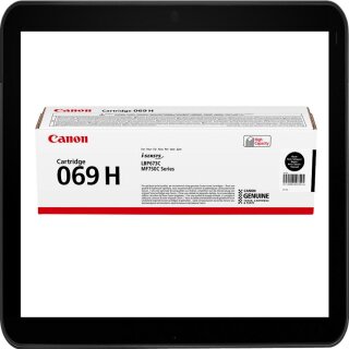 069H BK Canon schwarz Toner mit 7.600 Seiten Druckleistung nach ISO/IEC 19798 - 5098C002