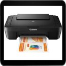 Canon PIXMA MG2555S 3 in 1 Tintenstrahl-Multifunktionsdrucker schwarz