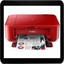 Canon PIXMA MG3650S 3 in 1 Tintenstrahl-Multifunktionsdrucker rot