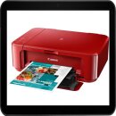 Canon PIXMA MG3650S 3 in 1 Tintenstrahl-Multifunktionsdrucker rot