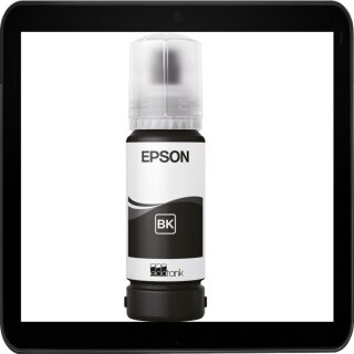 Epson 107 Fotoschwarz 70ml Druckertinte / Nachfülltinte für ca. 7.200 Seiten Druckleistung - C13T09B140