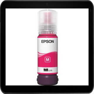 Epson 107 Magenta 70ml Druckertinte / Nachfülltinte für ca. 7.200 Seiten Druckleistung - C13T09B340