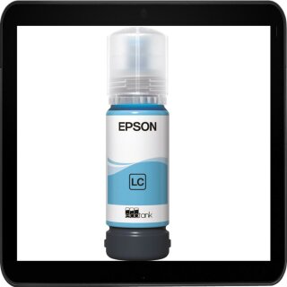 Epson 107 Lightcyan 70ml Nachfüllflasche für ca. 7.200 Seiten Druckleistung - C13T09B540