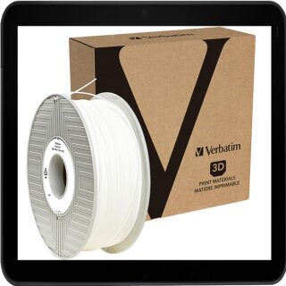 ABS 1,75MM WHITE 1KG VERBATIM 3D FILAMENT