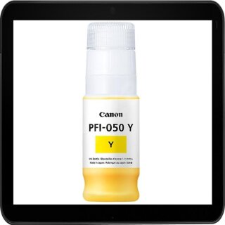 PFI-050Y yellow (pigmentiert) Canon Druckertinte mit 70ml Inhalt -5701C001AA