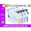 IRP829MP - LC-121 / LC123 Easyrefillpatronen mit Autoresettchip - zum einfachen befüllen - Leerpatronenset