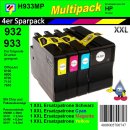 HP933MP - TiDis Multipack mit 4 Ersatzpatronen je 1...