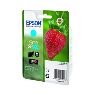 C13T29924010 - cyan - Epson Druckerpatrone 6,4ml Inhalt für 450 Seiten Druckleistung - Claria