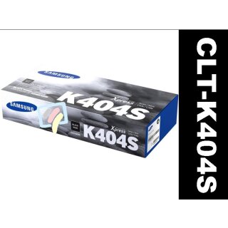 SU100 - Samsung Original-Toner CLT-K404S schwarz mit 1.500 Seiten nach Iso - für Samsung C430W, C480W - SU100A