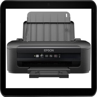 EPSON WorkForce WF-2110W Tintenstrahldrucker schwarz + 4XL TiDis Patronen