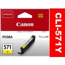 CLI-571Y Canon Tintenpatrone yellow mit ca. 347 Seiten...