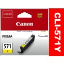 CLI-571Y Canon Tintenpatrone yellow mit ca. 347 Seiten...