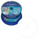 50 Verbatim CD-R 700 MB bedruckbar