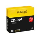 10 Intenso CD-RW 700 MB wiederbeschreibbar