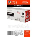 731 - schwarz - Original Canon Toner mit 1.400 Seiten...