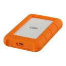 LACIE Rugged USB C 4 TB externe HDD-Festplatte orange