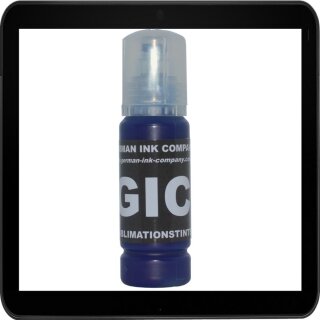 GIC - Hitzetransfertinte | Sublimationstinte 70ml LightCyan für Ecotank Drucker