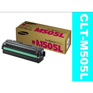 CLT-M505L - magenta - Samsung Toner mit ca. 3.500 Seiten Druckleistung nach ISO lt. Hersteller - SU302A