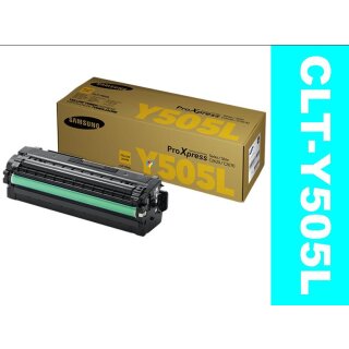 CLT-Y505L - yellow - Samsung Toner mit ca. 3.500 Seiten Druckleistung nach ISO lt. Hersteller - SU512A