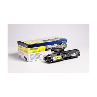 TN-326Y - yellow - Brother Lasertoner mit 3.500 Seiten Druckleistung nach ISO