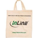 InLine® Canvas Tragetasche, woodline, natur,...