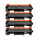 TN2420XL (Jumbo) 4er Sparset Ersatztoner Black für Brother 4x 6.000 Seiten Druckleistung