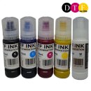 5x70ml GIC DTF Tinte CMYKW für Ecotankdrucker mit...