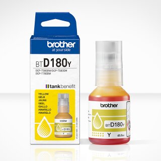 BT-D180Y Original Brother Tintenflasche - Yellow