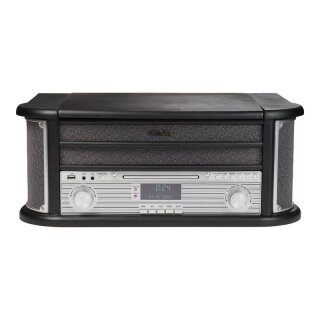 DENVER MRD-51 Plattenspieler schwarz - Radio, CD, Kassette, USB, Schallplatte