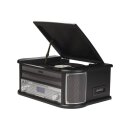 DENVER MRD-51 Plattenspieler schwarz - Radio, CD, Kassette, USB, Schallplatte