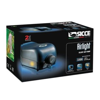TiDis Grow – SICCE – AIRLIGHT 3300 Bipolarpumpe – 200 lh (empfohlen 180 l)