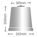 TiDis Grow – AutoPot – Transparenter Anbaudeckel für 8,5 L & 15 L Töpfe