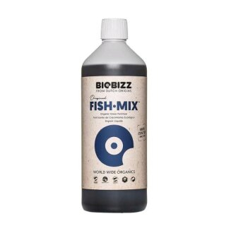 BioBizz Fish-Mix 1 Liter - Fördert das Wachstum von Mikroorganismen + Bakterien - Bodenverbesserer