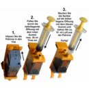 HP26 - 51626A Nachfüllclip + 100ml Black Dye TiDis...
