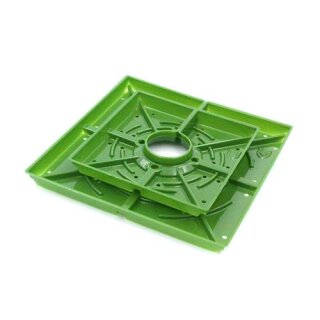 TiDis Grow – FloraFlex Matrixsystem 15 cm quadratisch – 12er-Pack (Pad + Cap + Überwurfmutter)