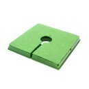 TiDis Grow – FloraFlex Matrixsystem 10 cm quadratisch – 12er-Pack (Pad + Cap + Überwurfmutter)