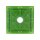 TiDis Grow – FloraFlex Matrixsystem 10 cm quadratisch – 12er-Pack (Pad + Cap + Überwurfmutter)