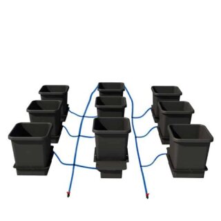 TiDis Grow – AutoPot 1-Topf-System – Komplettset mit 9 Töpfen (ohne Tank)