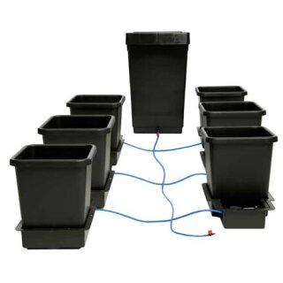 TiDis Grow – AutoPot 1-Topf-System – Komplett-Kit mit 6 Töpfen und Tank