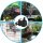 TiDis Grow – Mini Wasserpumpe 10W 600L/H Tauchpumpe Teichpumpe Brunnenpumpe Aquariumpump mit 4 Saugnäpfen, maximale Sprühhöhe 1.25M, 220V, 50HZ
