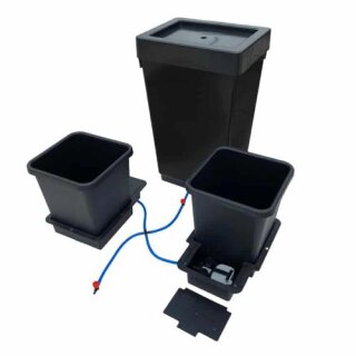 TiDis Grow – AutoPot 1-Topf-System – Komplett-Kit mit 2 Töpfen und Tank