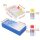 Pool Test Kit für Chlor + pH | Wassertester mit Flüssigreagenzien/Lösungen für Chlor und pH | Testkit für schnelle Bestimmung der Wasserwerte | inkl. Aufbewahrungsbox und deutscher Anleitung