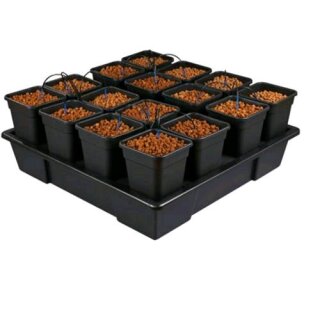 WILMA – Grow System 16 XXL (16 × 11 L) – 115×115×20 cm