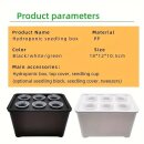 TiDis Grow – Hydroponisches Sämlings-Starterset in praktischer 6er Box