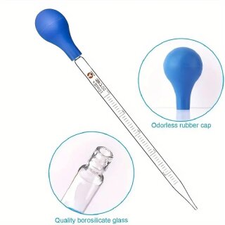 TiDis-Grow - Glas Pipette mit 10ml Volumen für exakte Dosierungen