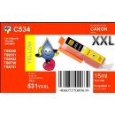 CLI-531Y Yellow TiDis Ersatzpatrone mit 15ml...
