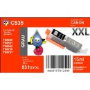 CLI-531GY Graue TiDis Ersatzrpatrone mit 15ml...