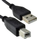 3 m USB Druckerkabel - goobay USB 2.0 AUSB 2.0 B Kabel 3...