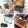 8in1 USB Hub - USB C Adapter mit 4 USB-Anschlüssen, SD/TF-Kartenleser, 3,5 mm Audio, USB-C-Datenanschluss, kompatibel mit MacBook Pro/Air/XPS/Tablet/Smartphones und mehr (Grau)