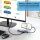 USB C Hub 8 in 1 Typ C Adapter mit 4k HDMI 87W PD C Port Docking & Netzwerkkarte